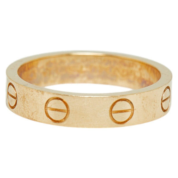 カルティエ ミニラブリング #49 リング 指輪 750 レディース CARTIER 【中古】