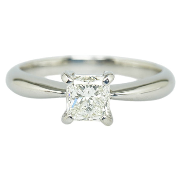 Pt900 プラチナ ダイヤ1.038ct リング 指輪 レディース 13.5号 【中古】