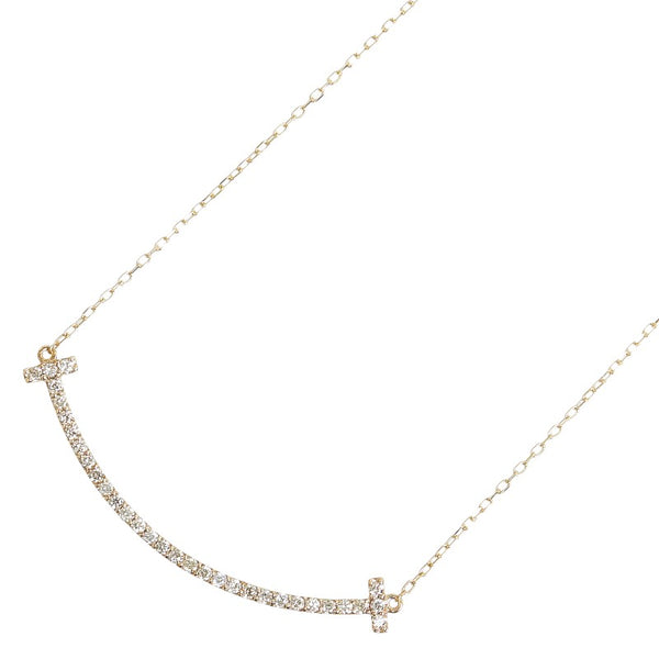 K10YG イエローゴールド ダイヤ0.32ct ネックレス レディース 【中古】