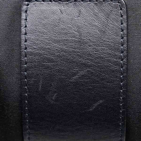 ディオール リュック バックパック ブラック シルバー ナイロン レザー メンズ Dior 【中古】
