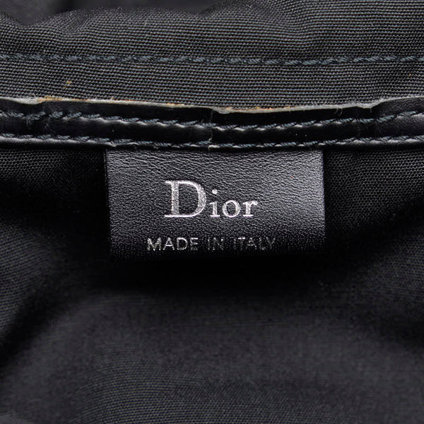 ディオール リュック バックパック ブラック シルバー ナイロン レザー メンズ Dior 【中古】
