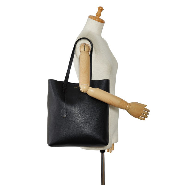 サンローラン ノース サウス トートバッグ 600306 ブラック レザー レディース SAINT LAURENT 【中古】