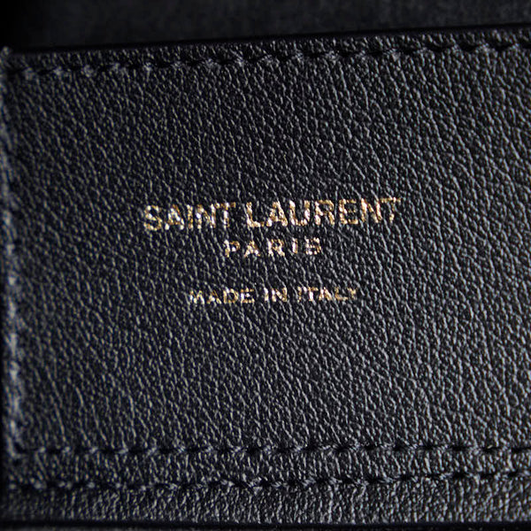 サンローラン ノース サウス トートバッグ 600306 ブラック レザー レディース SAINT LAURENT 【中古】