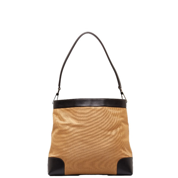 グッチ シェリーライン ワンショルダーバッグ ハンドバッグ 0014231 ブラウン　マルチカラー キャンバス レザー レディース GUCCI 【中古】