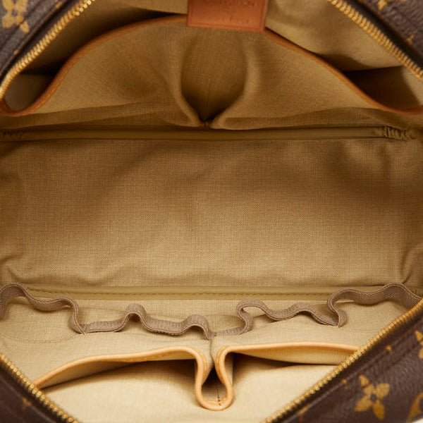 ルイ ヴィトン モノグラム ドーヴィル ハンドバッグ M47270 ブラウン PVC レザー レディース LOUIS VUITTON 【中古】