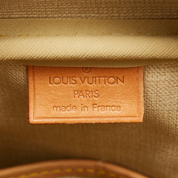 ルイ ヴィトン モノグラム ドーヴィル ハンドバッグ M47270 ブラウン PVC レザー レディース LOUIS VUITTON 【中古】