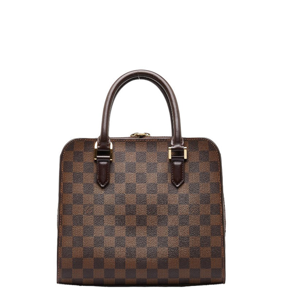 ルイ ヴィトン ダミエ トリアナ ハンドバッグ N51155 ブラウン PVC レザー レディース LOUIS VUITTON 【中古】