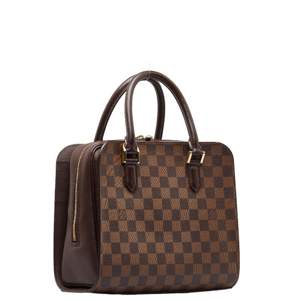 ルイ ヴィトン ダミエ トリアナ ハンドバッグ N51155 ブラウン PVC レザー レディース LOUIS VUITTON 【中古】