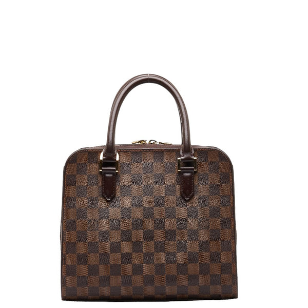ルイ ヴィトン ダミエ トリアナ ハンドバッグ N51155 ブラウン PVC レザー レディース LOUIS VUITTON 【中古】