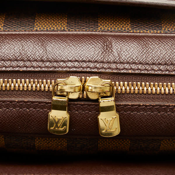 ルイ ヴィトン ダミエ トリアナ ハンドバッグ N51155 ブラウン PVC レザー レディース LOUIS VUITTON 【中古】