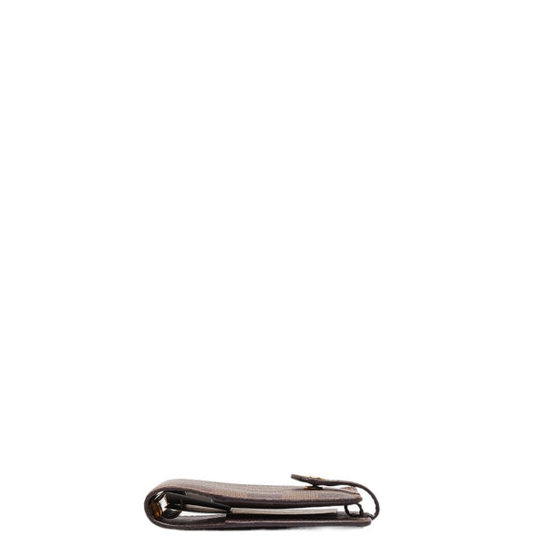 ルイ ヴィトン ダミエ アジェンダPM 手帳カバー 6穴 R20700 ブラウン PVC レザー レディース LOUIS VUITTON 【中古】