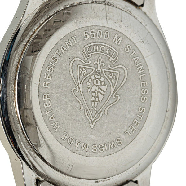 グッチ 腕時計 5500M クオーツ ホワイト文字盤 ステンレススチール メンズ GUCCI 【中古】