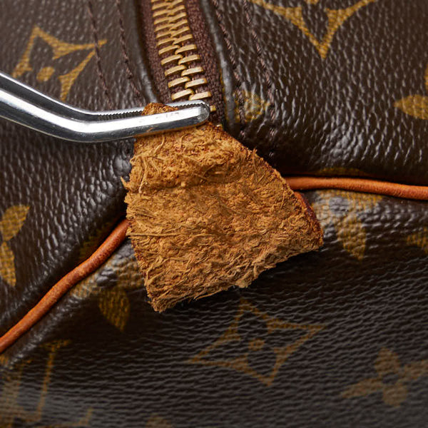 ルイ ヴィトン モノグラム スピーディ25 ミニボストンバッグ ハンドバッグ M41528 ブラウン PVC レザー レディース LOUIS VUITTON 【中古】