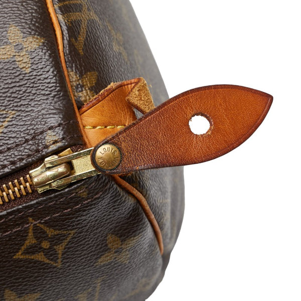 ルイ ヴィトン モノグラム スピーディ25 ミニボストンバッグ ハンドバッグ M41528 ブラウン PVC レザー レディース LOUIS VUITTON 【中古】