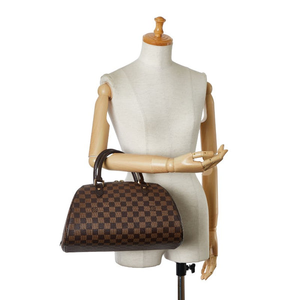 ルイ ヴィトン ダミエ リベラMM ハンドバッグ ミニボストンバッグ N41434 ブラウン PVC レザー レディース LOUIS VUITTON 【中古】