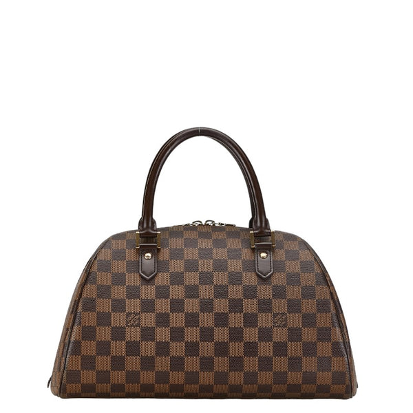 ルイ ヴィトン ダミエ リベラMM ハンドバッグ ミニボストンバッグ N41434 ブラウン PVC レザー レディース LOUIS VUITTON 【中古】