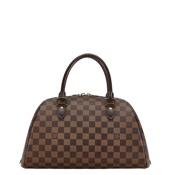 ルイ ヴィトン ダミエ リベラMM ハンドバッグ ミニボストンバッグ N41434 ブラウン PVC レザー レディース LOUIS VUITTON 【中古】