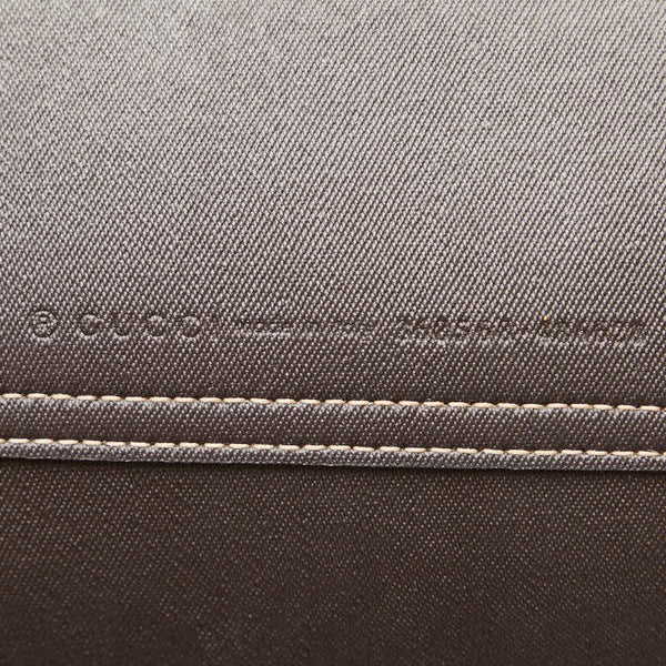 グッチ GGスプリーム リバーシブル トートバッグ ショルダーバッグ 368568 ブラウン ベージュ レザー PVC レディース GUCCI 【中古】