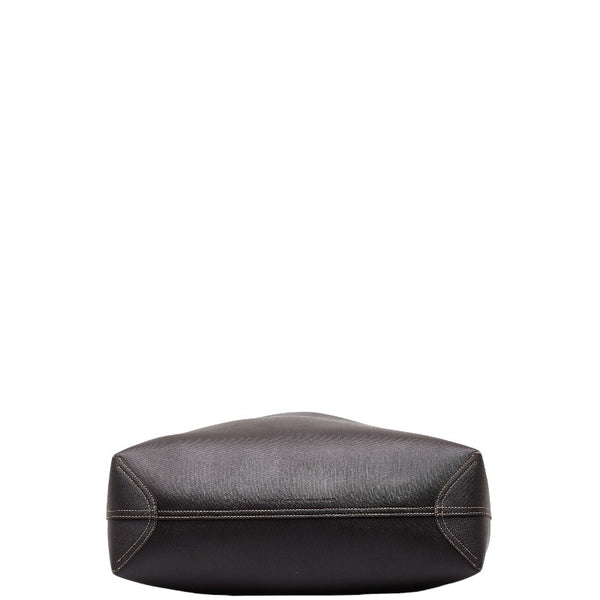 グッチ GGスプリーム リバーシブル トートバッグ ショルダーバッグ 368568 ブラウン ベージュ レザー PVC レディース GUCCI 【中古】