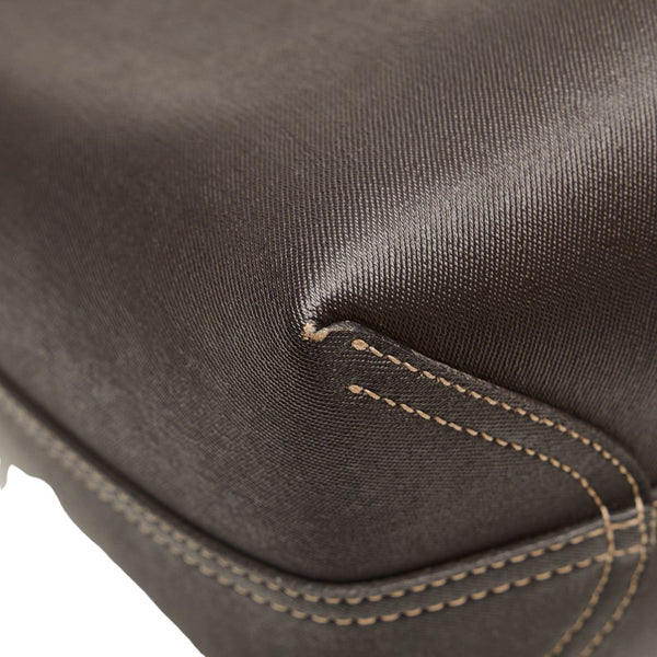 グッチ GGスプリーム リバーシブル トートバッグ ショルダーバッグ 368568 ブラウン ベージュ レザー PVC レディース GUCCI 【中古】