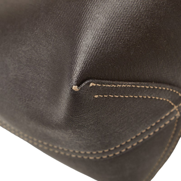 グッチ GGスプリーム リバーシブル トートバッグ ショルダーバッグ 368568 ブラウン ベージュ レザー PVC レディース GUCCI 【中古】