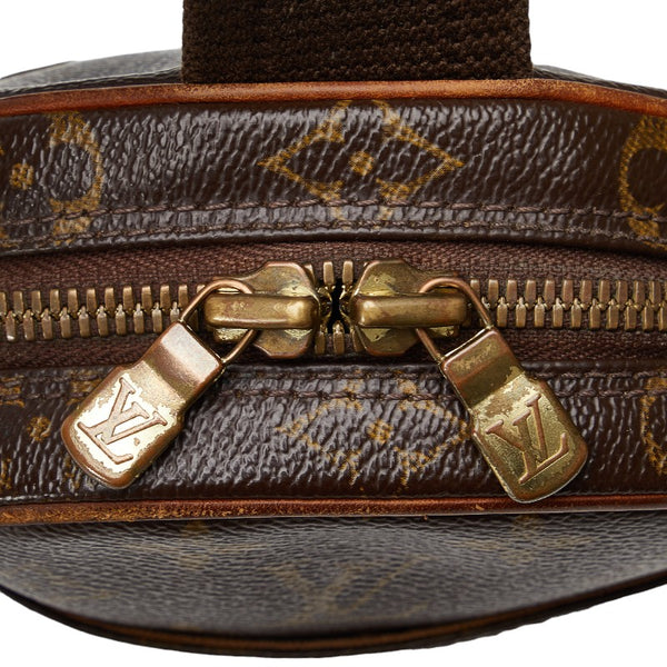 ルイ ヴィトン モノグラム ポシェットガンジュ ボディバッグ ウエストバッグ M51870 ブラウン PVC レザー メンズ LOUIS VUITTON 【中古】