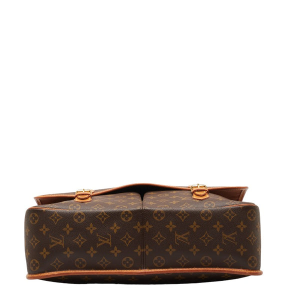 ルイ ヴィトン モノグラム ジベシエールGM ショルダーバッグ M42249 ブラウン PVC レザー レディース LOUIS VUITTON 【中古】