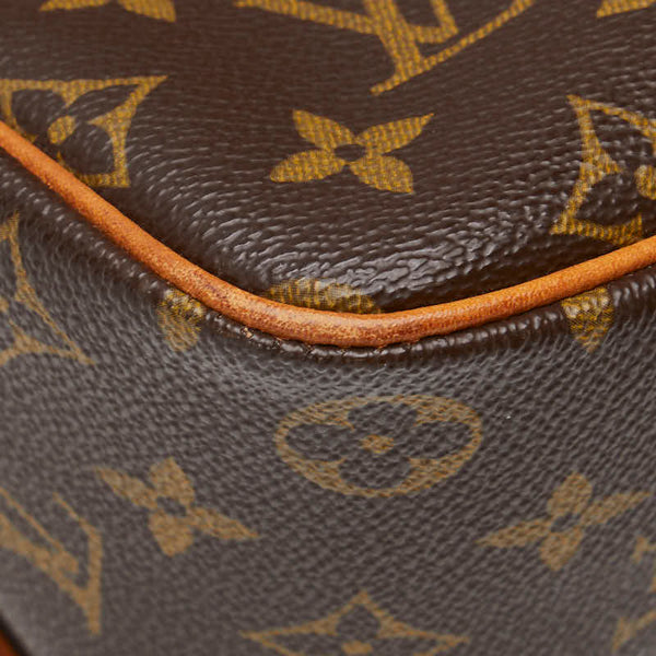 ルイ ヴィトン モノグラム ジベシエールGM ショルダーバッグ M42249 ブラウン PVC レザー レディース LOUIS VUITTON 【中古】