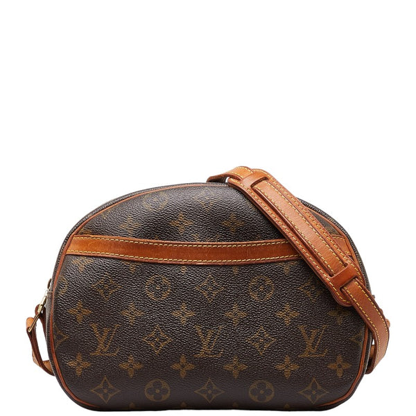 ルイ ヴィトン モノグラム ブロワ 斜め掛け ショルダーバッグ M51221 ブラウン PVC レザー レディース LOUIS VUITTON 【中古】