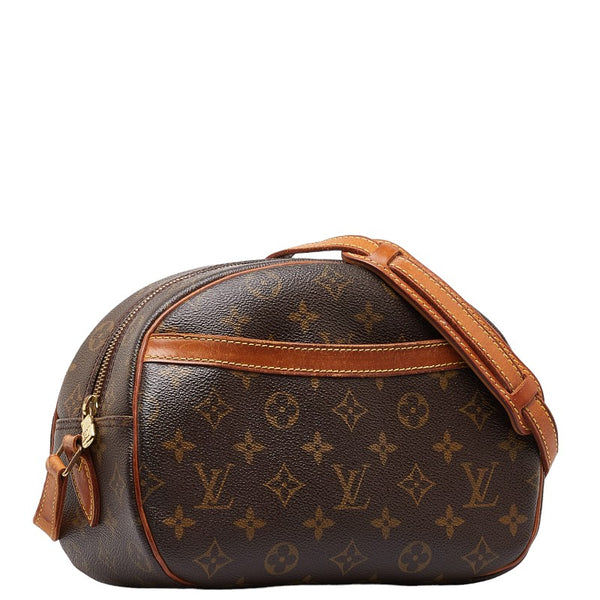 ルイ ヴィトン モノグラム ブロワ 斜め掛け ショルダーバッグ M51221 ブラウン PVC レザー レディース LOUIS VUITTON 【中古】