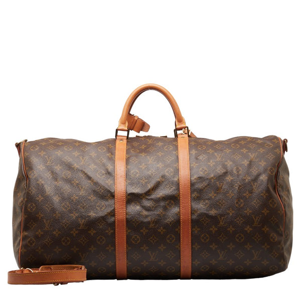 ルイ ヴィトン モノグラム キーポル60 ボストンバッグ トラベルバッグ M41422 ブラウン PVC レザー レディース LOUIS VUITTON 【中古】