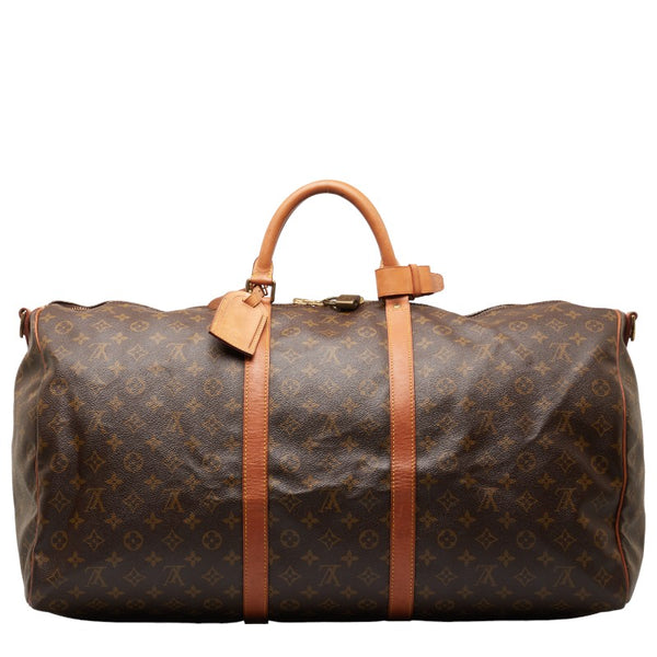 ルイ ヴィトン モノグラム キーポル60 ボストンバッグ トラベルバッグ M41422 ブラウン PVC レザー レディース LOUIS VUITTON 【中古】