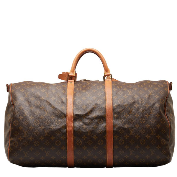 ルイ ヴィトン モノグラム キーポル60 ボストンバッグ トラベルバッグ M41422 ブラウン PVC レザー レディース LOUIS VUITTON 【中古】