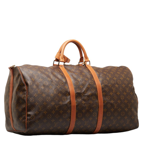 ルイ ヴィトン モノグラム キーポル60 ボストンバッグ トラベルバッグ M41422 ブラウン PVC レザー レディース LOUIS VUITTON 【中古】