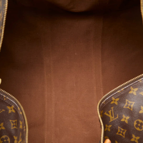 ルイ ヴィトン モノグラム キーポル60 ボストンバッグ トラベルバッグ M41422 ブラウン PVC レザー レディース LOUIS VUITTON 【中古】