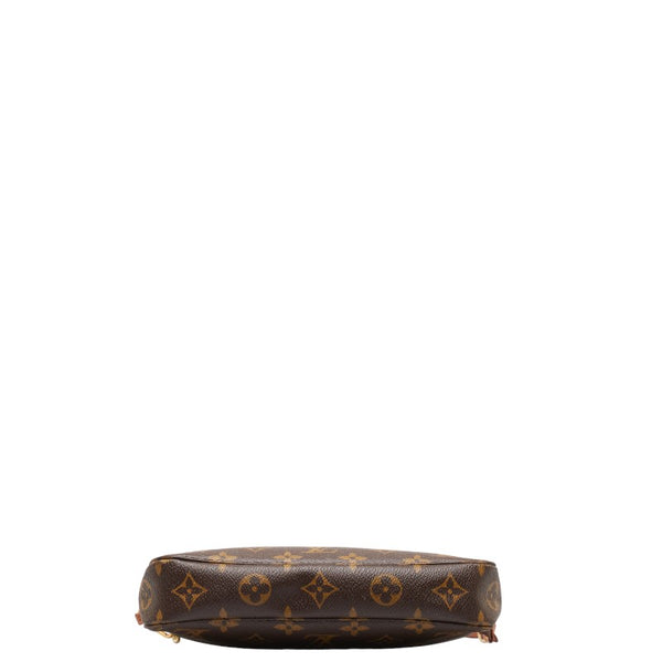 ルイ ヴィトン モノグラム ポシェット アクセソワール ハンドバッグ ポーチ M51980 ブラウン PVC レザー レディース LOUIS VUITTON 【中古】