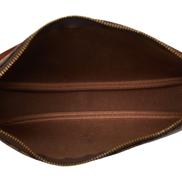 ルイ ヴィトン モノグラム ポシェット アクセソワール ハンドバッグ ポーチ M51980 ブラウン PVC レザー レディース LOUIS VUITTON 【中古】