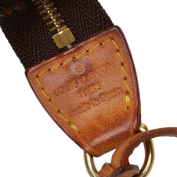 ルイ ヴィトン モノグラム ポシェット アクセソワール ハンドバッグ ポーチ M51980 ブラウン PVC レザー レディース LOUIS VUITTON 【中古】