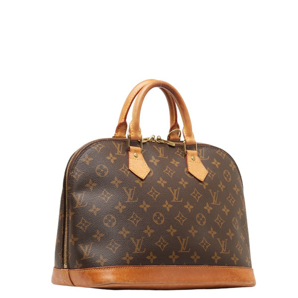 ルイ ヴィトン モノグラム アルマPM ハンドバッグ M51130 ブラウン PVC レザー レディース LOUIS VUITTON 【中古】