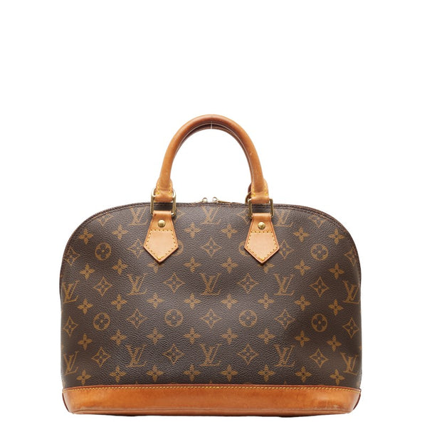 ルイ ヴィトン モノグラム アルマPM ハンドバッグ M51130 ブラウン PVC レザー レディース LOUIS VUITTON 【中古】