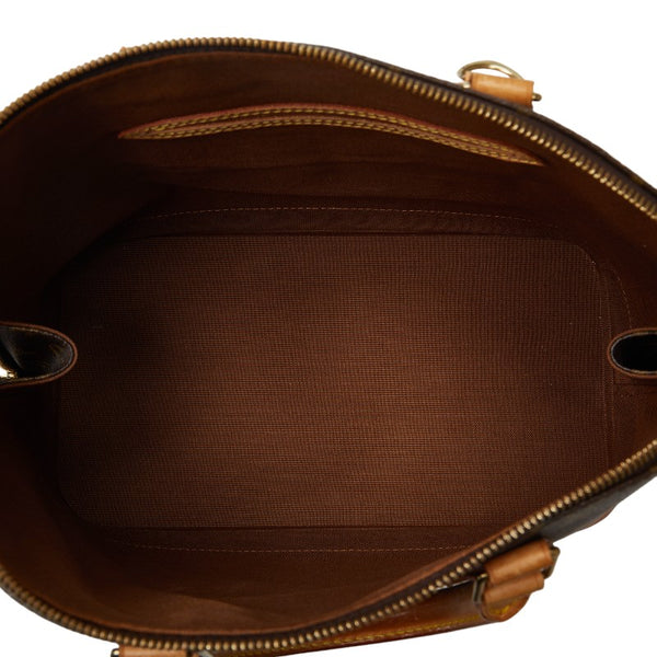 ルイ ヴィトン モノグラム アルマPM ハンドバッグ M51130 ブラウン PVC レザー レディース LOUIS VUITTON 【中古】