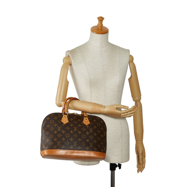 ルイ ヴィトン モノグラム アルマPM ハンドバッグ M51130 ブラウン PVC レザー レディース LOUIS VUITTON 【中古】