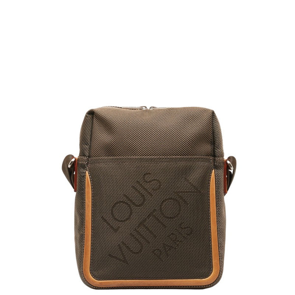 ルイ ヴィトン ダミエ ジェアン シタダン 斜め掛け ショルダーバッグ M93224 カーキ キャンバス レザー レディース LOUIS VUITTON 【中古】