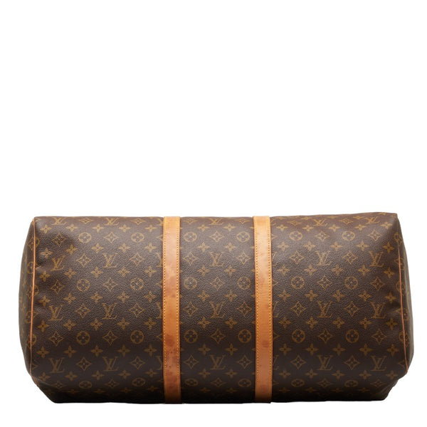 ルイ ヴィトン モノグラム キーポル55 ボストンバッグ トラベルバッグ M41424 ブラウン PVC レザー レディース LOUIS VUITTON 【中古】