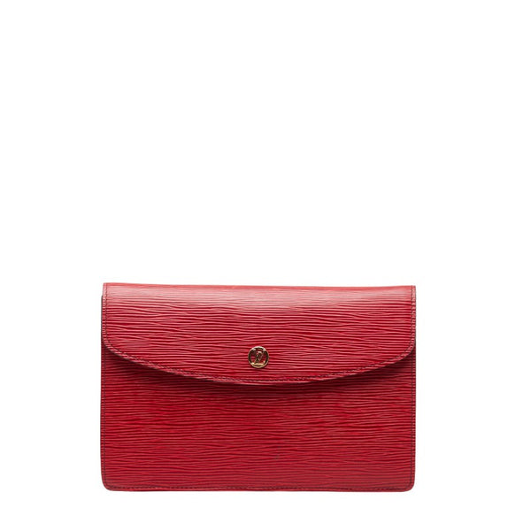 ルイ ヴィトン エピ モンテーニュ27 クラッチバッグ セカンドバッグ M52657 カスティリアンレッド レザー レディース LOUIS VUITTON 【中古】