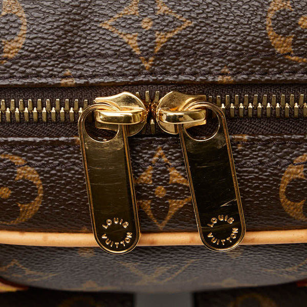 ルイ ヴィトン モノグラム マンハッタンPM ハンドバッグ M40026 ブラウン PVC レザー レディース LOUIS VUITTON 【中古】