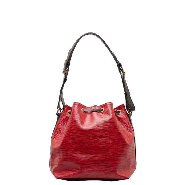 ルイ ヴィトン エピ プチノエ ショルダーバッグ M44172 カスティリアンレッド ノワール レザー レディース LOUIS VUITTON 【中古】