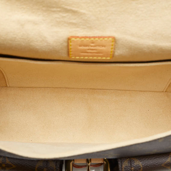 ルイ ヴィトン モノグラム ハドソンPM ハンドバッグ ショルダーバッグ M40027 ブラウン PVC レザー レディース LOUIS VUITTON 【中古】
