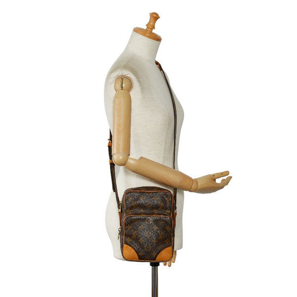 ルイ ヴィトン モノグラム アマゾン ショルダーバッグ M45236 ブラウン PVC レザー レディース LOUIS VUITTON 【中古】