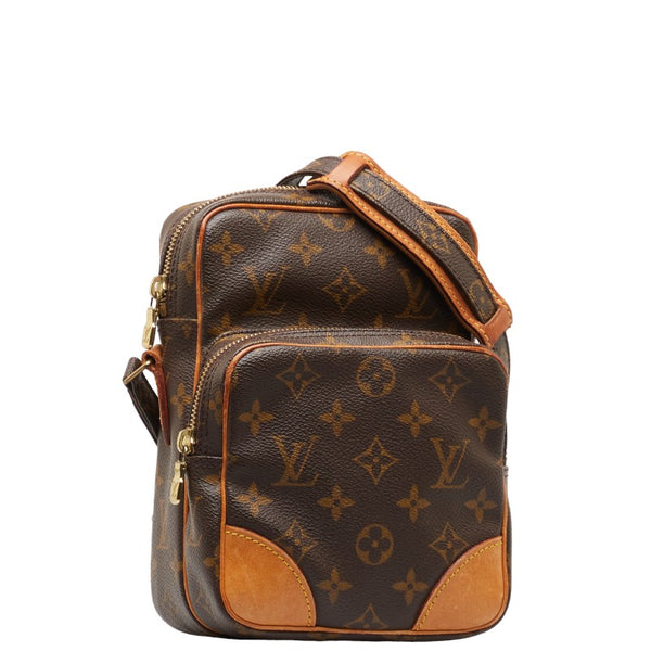 ルイ ヴィトン モノグラム アマゾン ショルダーバッグ M45236 ブラウン PVC レザー レディース LOUIS VUITTON 【中古】